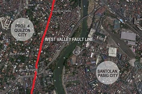 fault line in quezon city|West Valley Fault Proximity Map .